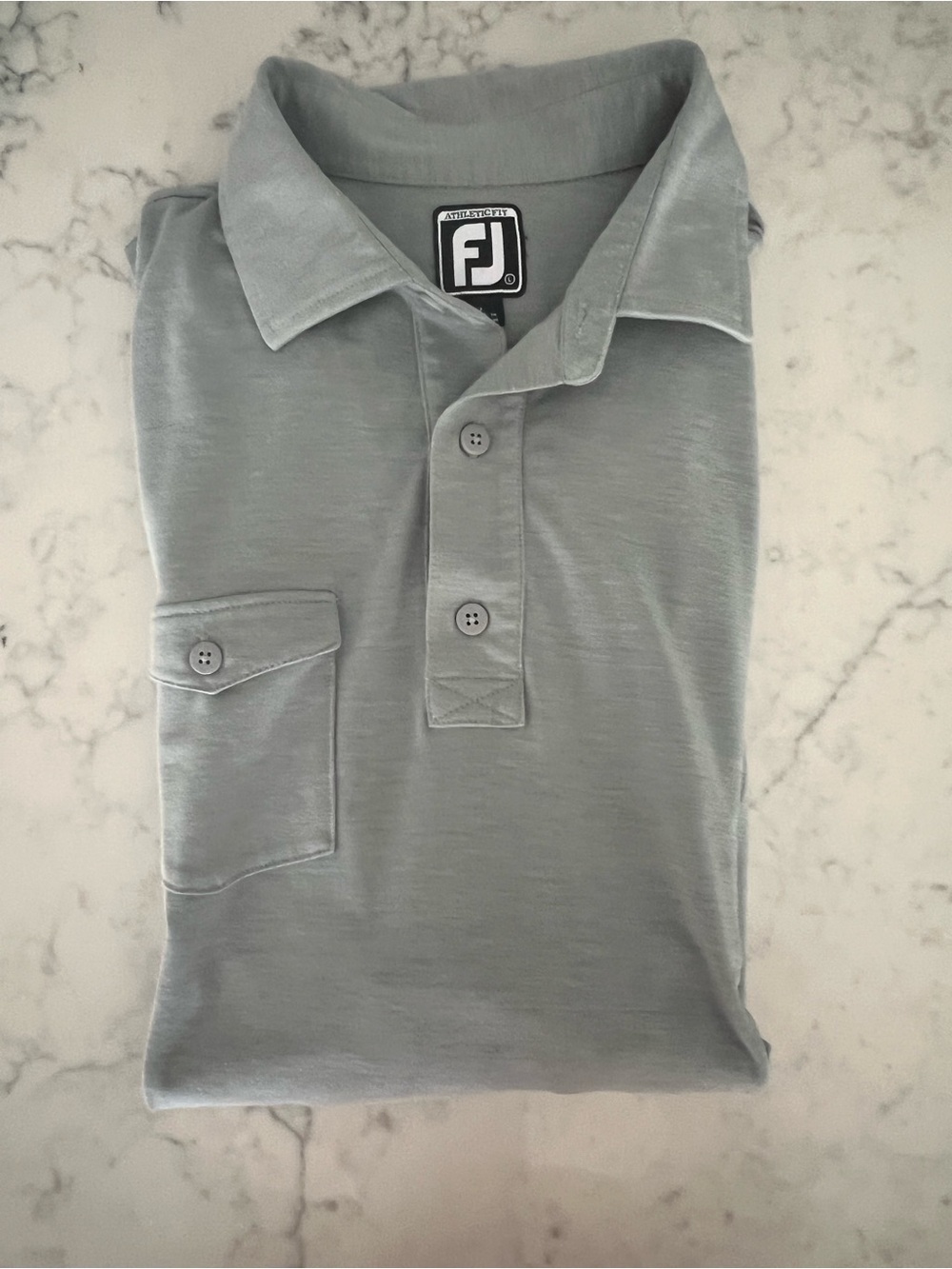 Foot Joy FJ Athletic Fit Polo Pocket Golf Shirt Men’s Size XL 
EUC